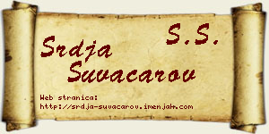 Srđa Suvačarov vizit kartica